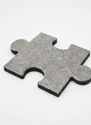 0061050- Kauçuk Karo Puzzle Modeli Özel Renkler (Gri)
